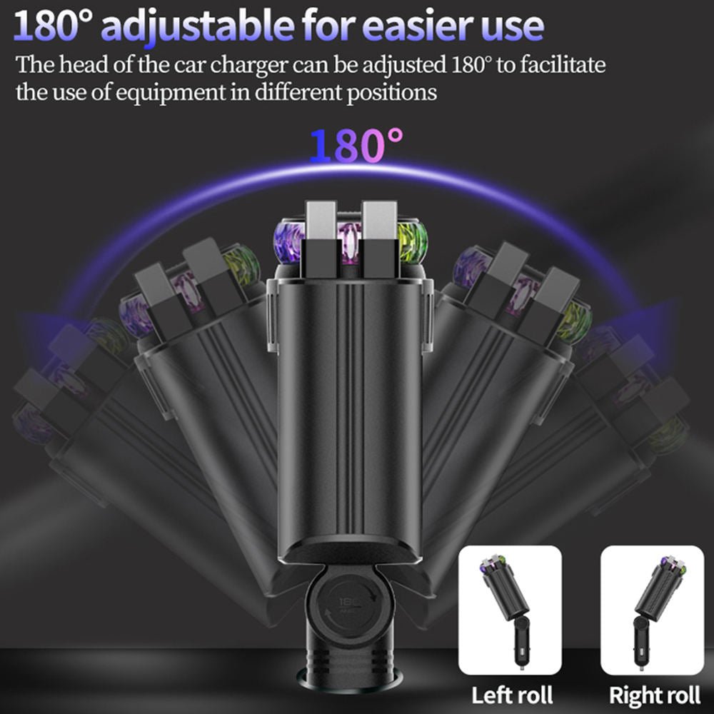 5-in-1 Car Charger with Perfume Diffuser