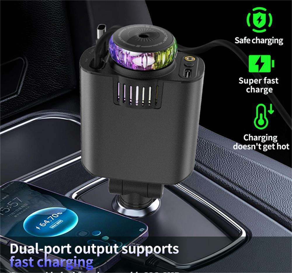 5-in-1 Car Charger with Perfume Diffuser