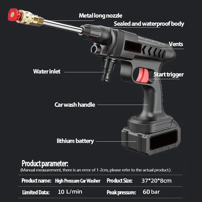 Pressure Washer For Car (Double Battery)
